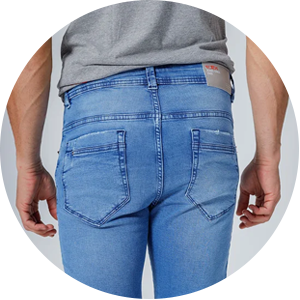 bermuda jeans masculina casual