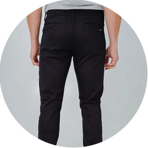 calca masculina sarja versatil
