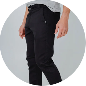 calca sarja masculina