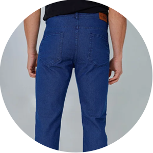 calca jeans masculina tradicional
