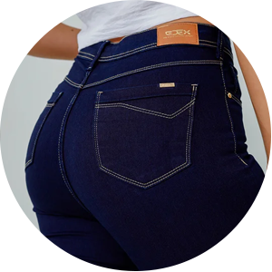 calca jeans feminina com elastano
