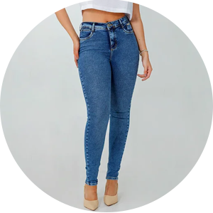 calca feminina jeans skinny