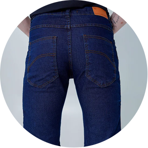 bermuda jeans masculina tradicional