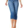 calca feminina capri jeans edex