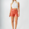 shorts feminino courino terracota