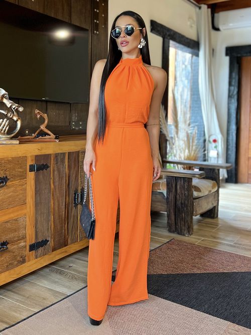 Macacão Feminino Vestido Macaquinho Longo Macacão Feminino Longo