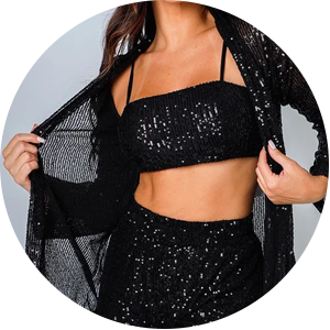 conjunto feminino cropped e kimono moderno