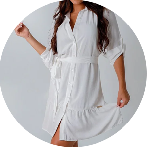 vestido feminino com cinto de amarracao
