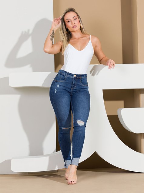 coturno calÃ§a rasgada com bota