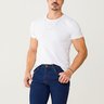 03 bermuda masculina jeans slim escura azul 36