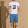 11 camiseta t shirt masculina slim road trip gola o mescla m