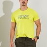 03 camiseta t shirt masculina slim estampada gola o verde neon g