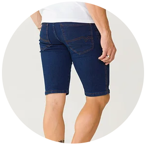 bermuda masculina jeans azul escuro1