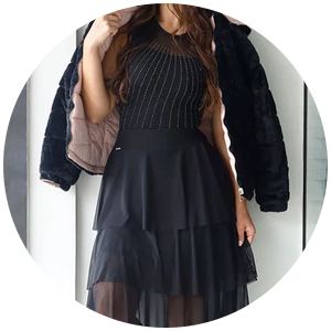 conjunto feminino 3 pecas tule