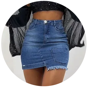 saia feminina assimetrica azul1