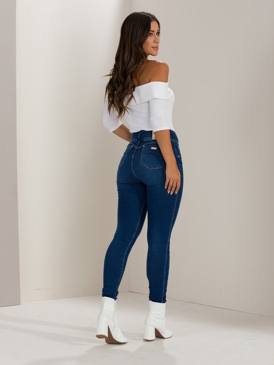 Sem Bolso CalÇa Jeans Feminina Empina Bumbum Calça Jeans 767 Boot