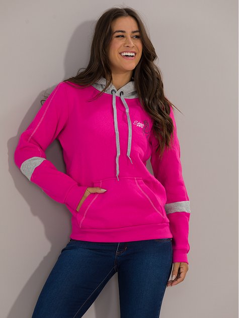 Moletom Feminino de Inverno Duas Cores