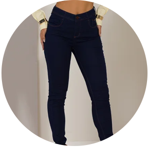 calca cigarrete feminina jeans modeladora png3