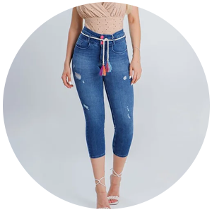 calca cropped feminina juliana 2 botoes cordao safira