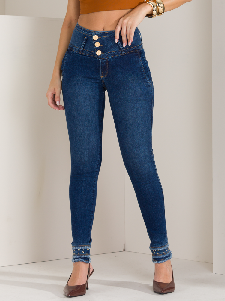 Imagem 4 - Cal&ccedil;a Feminina Jeans Skinny Mega Bumbum