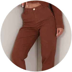 calca feminina social de sarja