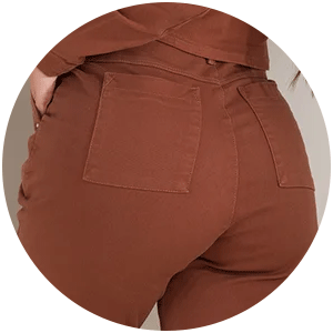 calca marrom feminina