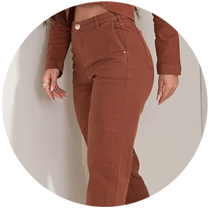 calca sarja reta social