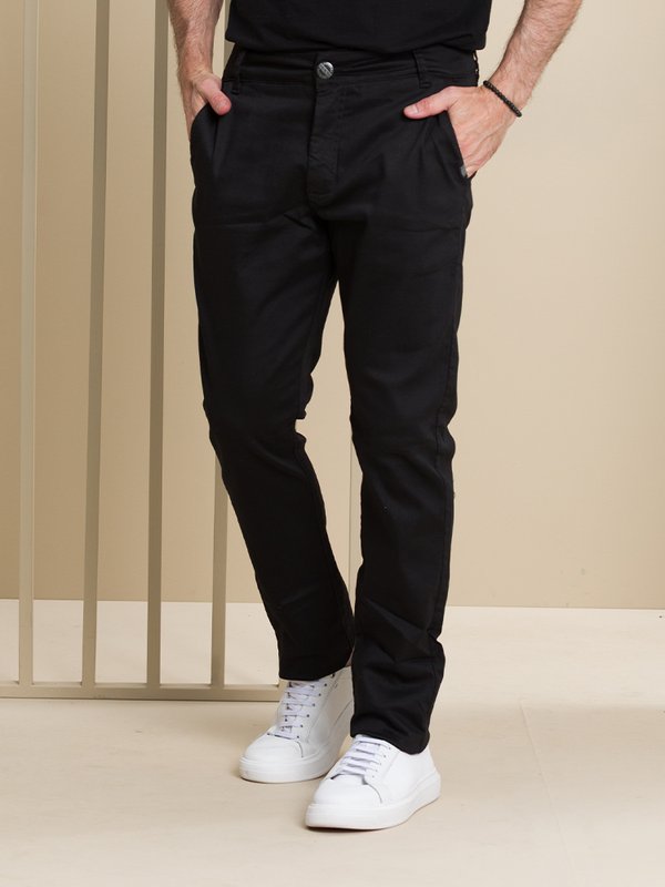 Calça Sarja CalÃ§a Masculina Brim Preta Calça Masculina Sarja