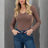06 calca feminina jeans skinny modeladora azul 40