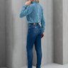 03 calca feminina jeans skinny safira destroyed azul 42