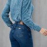 04 calca feminina jeans skinny safira destroyed azul 42