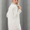 02 jaqueta feminina sarja oversized forrada off white m