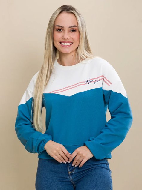 Blusa Feminina Blusa De Moletom Fechada Blusa Moletom Feminina