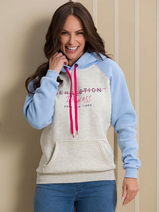 Moletom Blusa De Frio Feminina Azul Blusa Frio Moletom Feminina