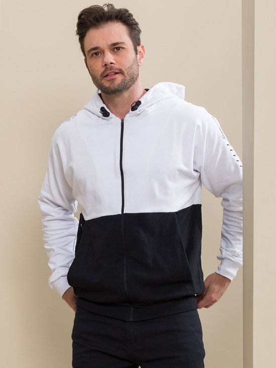 Jaqueta Molecotton Masculina Meia Estação (Branco)