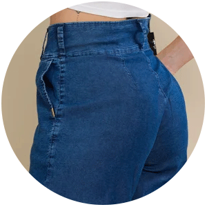 calca jeans wide leg feminina