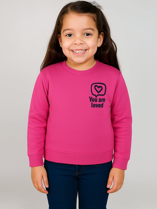 Blusa de Moletom Infantil Unissex Sem Capuz (Pink)