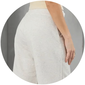 calca moletom wide leg