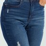 42 calca feminina jeans skinny destroyed