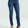 43 calca feminina jeans skinny destroyed
