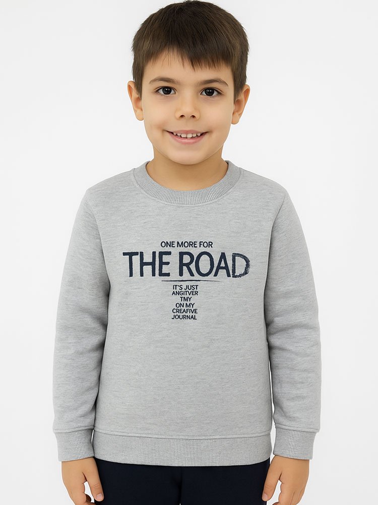 Imagem 1 - Blusa de Moletom Infantil Unissex Sem Capuz