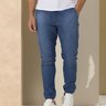 02 calca masculina jeans jogging cordao verde azul 40