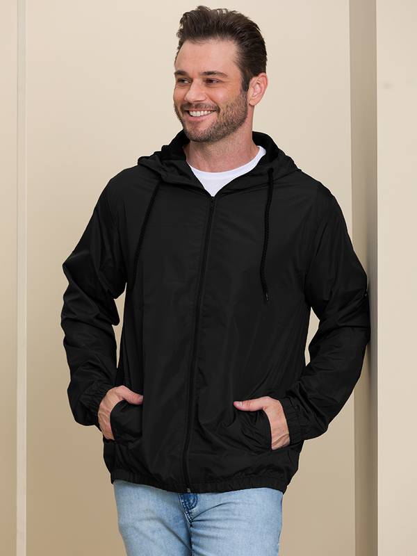Jaqueta Masculina Nylon Corta Vento Jaqueta Masculina Nylon Corta Vento
