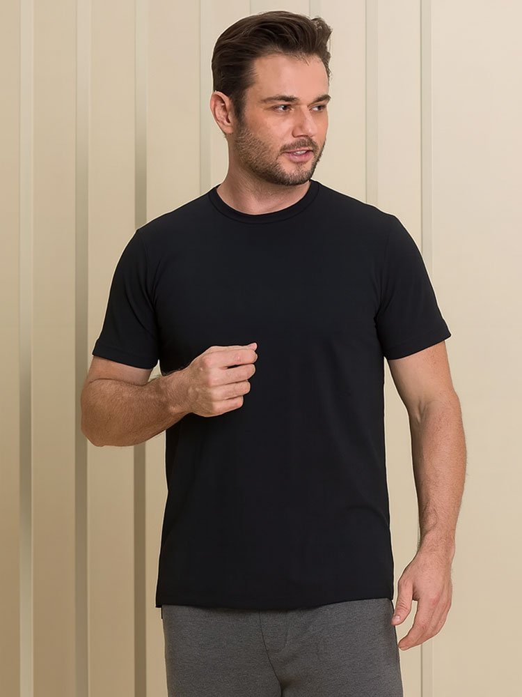 Camiseta Masculina Dry Fit UV 50+ Manga Curta Imagem 1