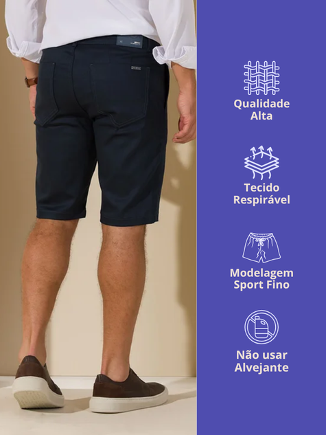 11 bermuda masculina sarja sport fino nao desbota