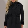 05 parka feminina jeans alongada diamante negro preto g2