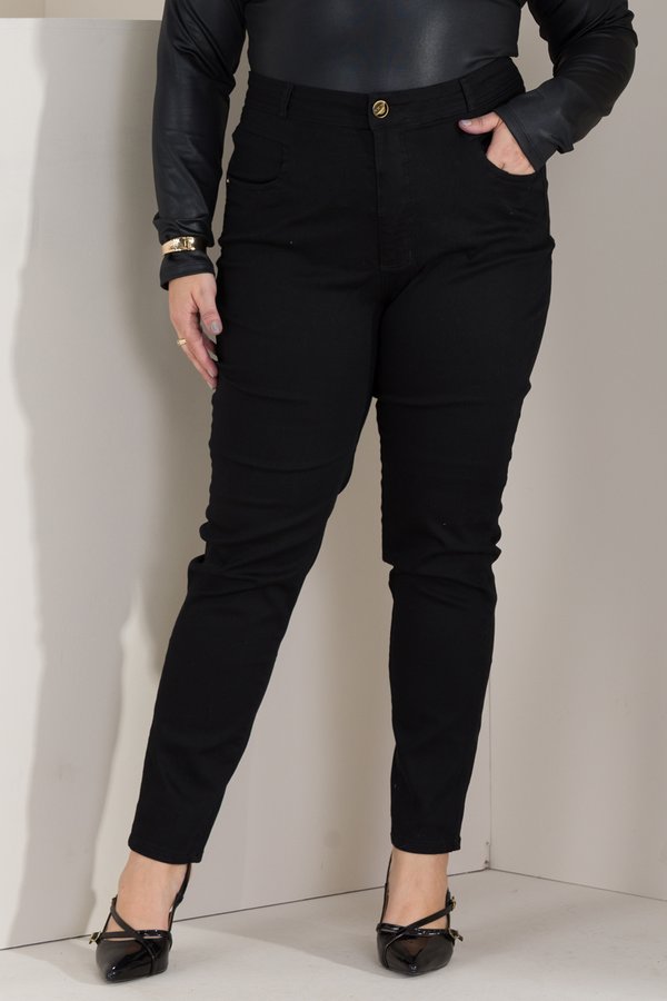 Calça Feminina Sarja Plus Size