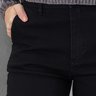 17 calca feminina jeans reta social preto 42