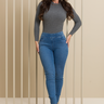 14 calca feminina jeans jogging modeladora