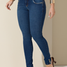 09 calca feminina jeans skinny efeito lipo